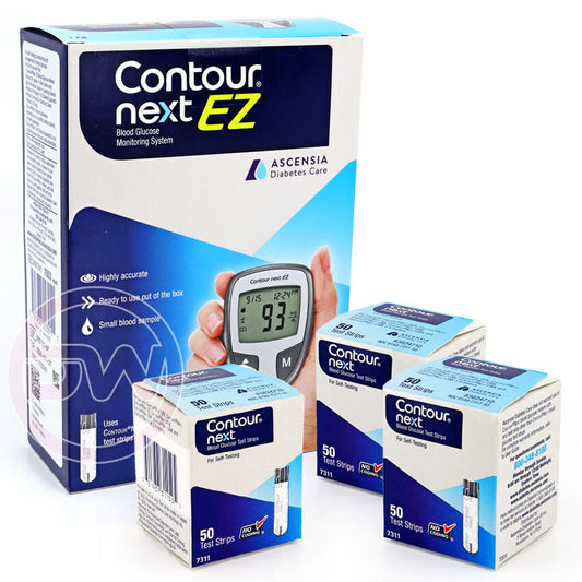 Free Contour NEXT EZ Glucose Meter Kit w/Purchase of 150 Test Strips
