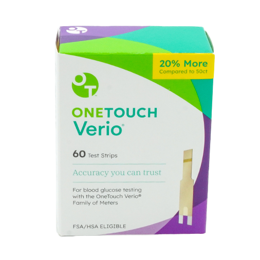 OneTouch Verio Test Strips 60 Count