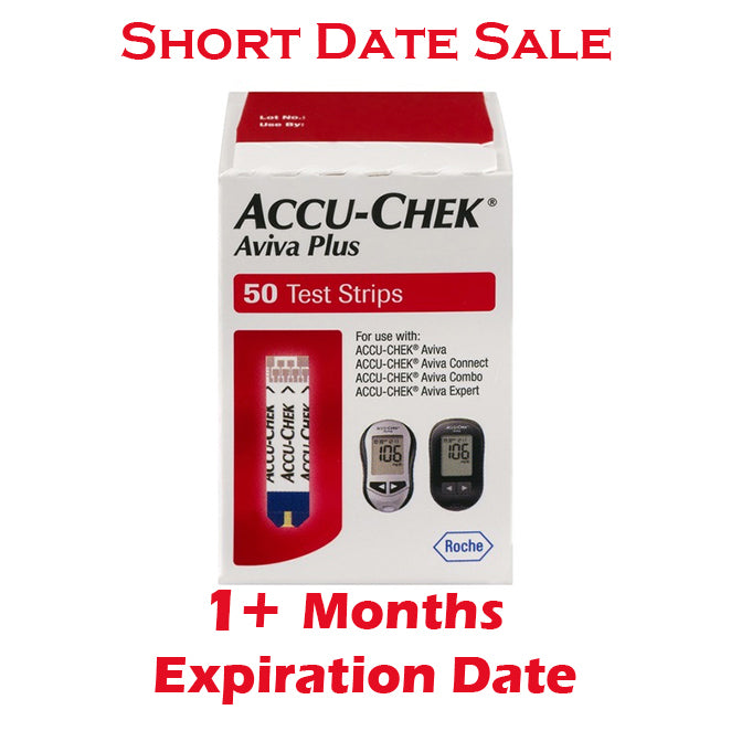 Accu-Chek Aviva Plus Test Strips 50ct - Short Dated - 1 Month