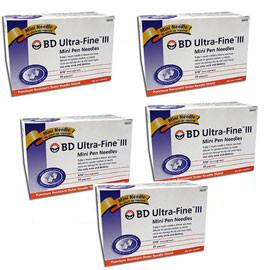 Ultra-Fine III Mini Pen Needles - 31G 3/16" - BX 90 - Case of 5 (formerly BD)