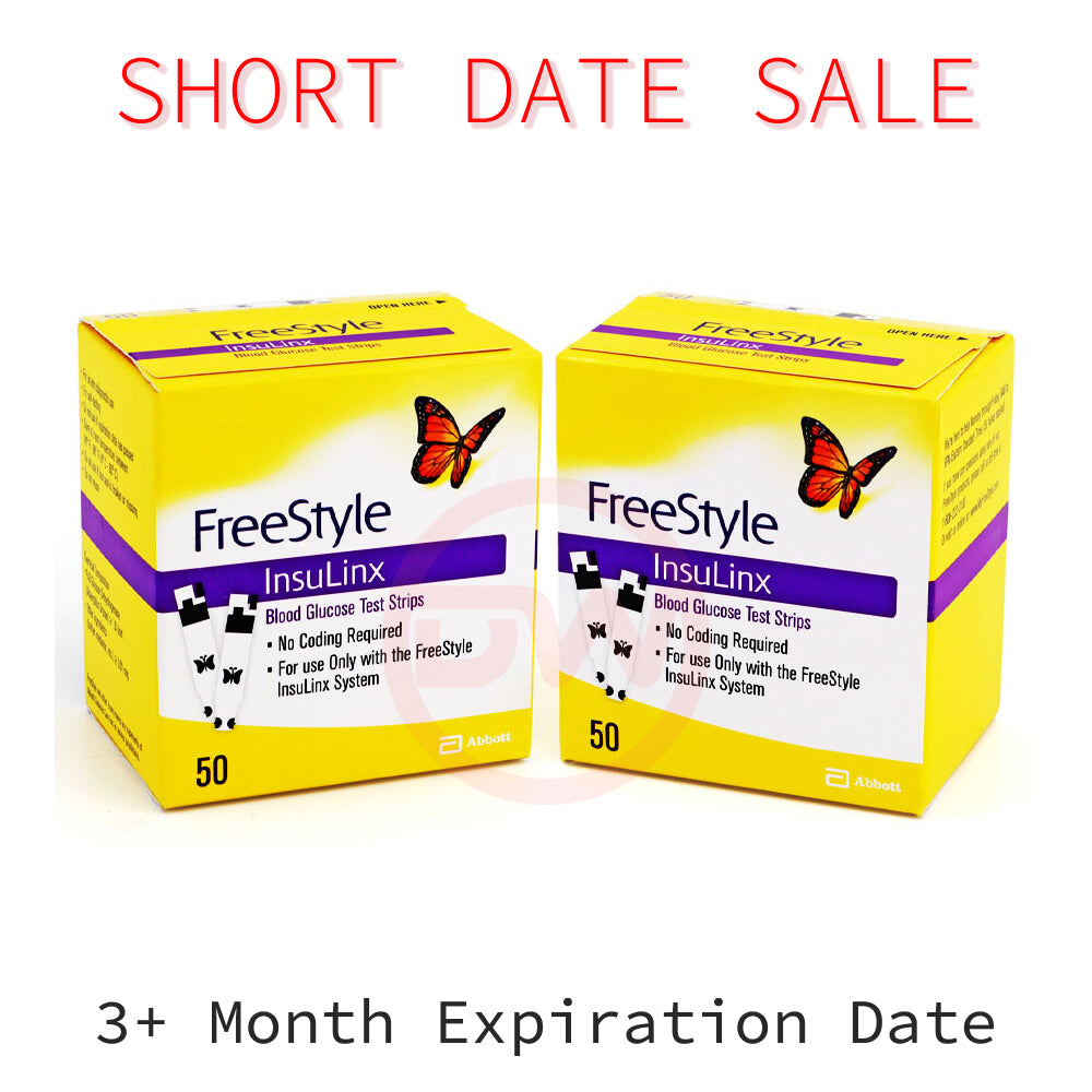 FreeStyle InsuLinx Test Strips 100ct - Short Dated - 3 Months