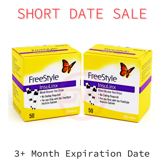 FreeStyle InsuLinx Test Strips 100ct - Short Dated - 3 Months