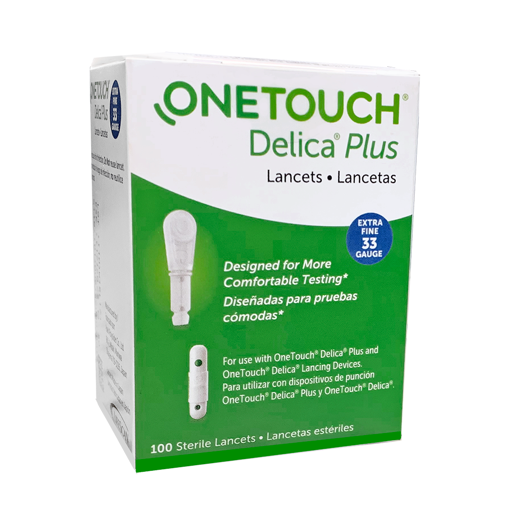 OneTouch Delica Plus Lancets 33G - 100 ct.