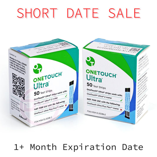 One Touch Ultra Test Strips 100ct - Short Dated - 1 Month