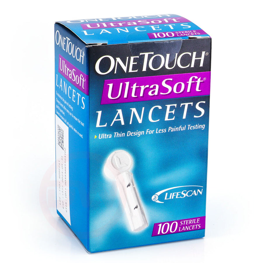 OneTouch UltraSoft Lancets - 100 ct
