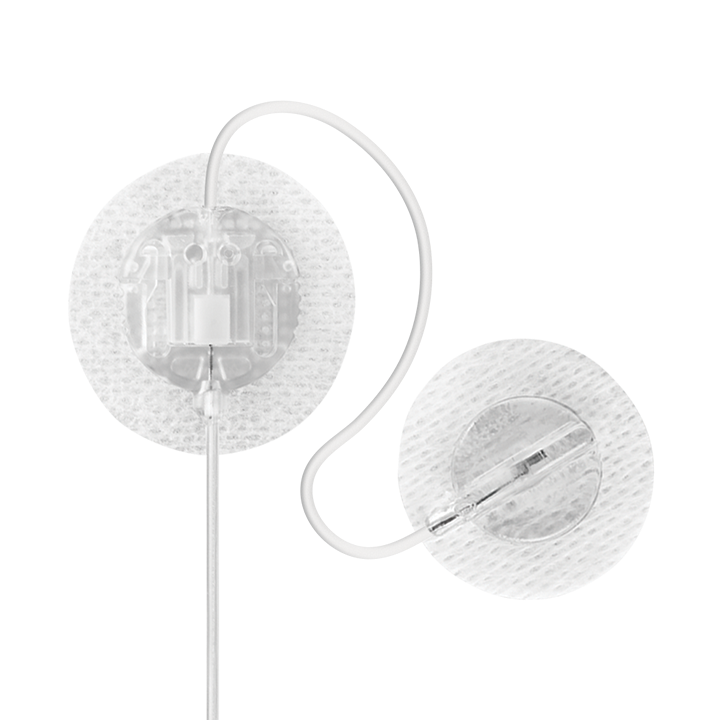 TruSteel Infusion Set, 8 mm Cannula, 23" Tubing, t:lock Connector, Clear - Box of 10