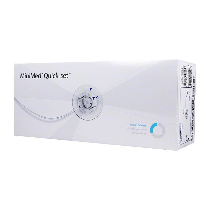 Medtronic Minimed MMT398 Quick Set Infusion Set 43" L Tubing, 6mm Cannula, Clear - 10 Bx