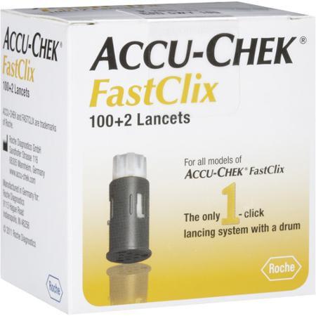 Accu-Chek FastClix Lancets 30G - 102 ct.