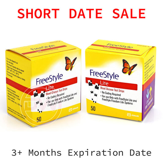 FreeStyle Lite Test Strips 100ct - Short Dated - 3 Months