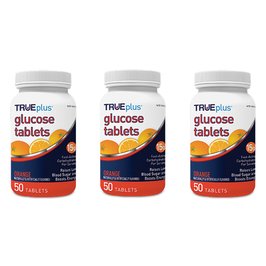 TRUEplus Glucose Tabs - Orange 50 ct. - Pack of 3