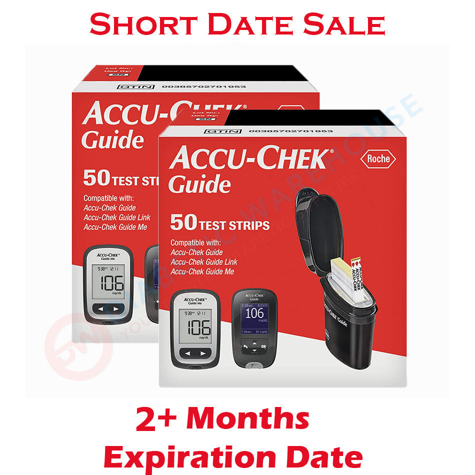 Accu-Chek Guide Test Strips 100ct - Short Dated - 2 Months