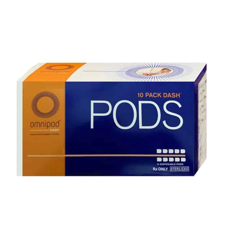 Omnipod Dash Pods for the Omnipod Dash System - 10 Pack
